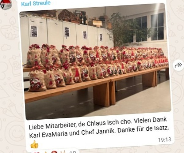 Weihnachtsstimmung & tolle Motivation für den Schlussspurt